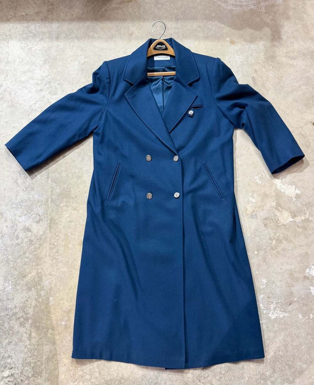Forecaster of Boston Blue Double Breasted Wool Coat Size 14